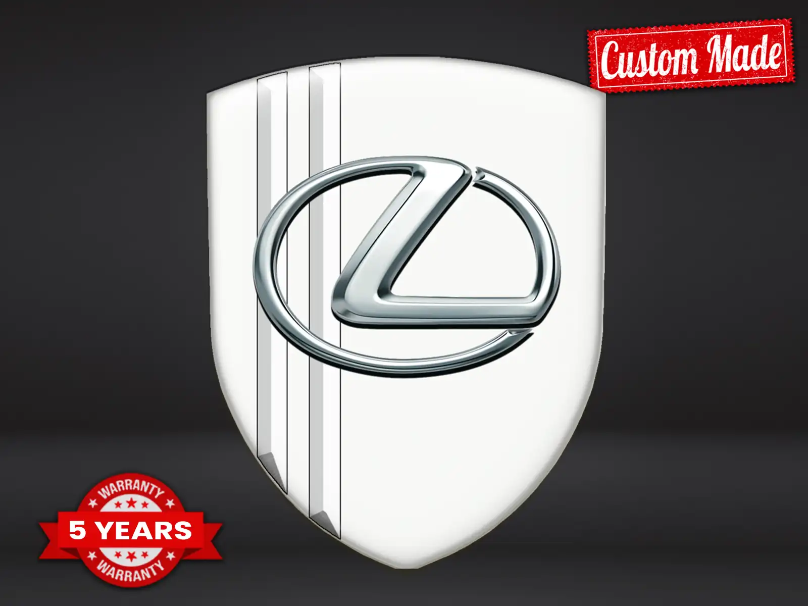 Lexus Heckscheibenaufkleber Universal Stern Hochwertig